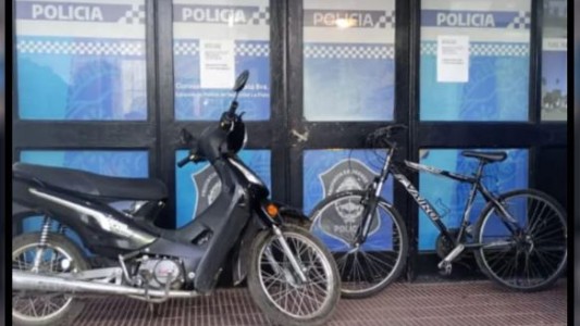Tiene 12 años y robó una moto y una bicicleta de una casa en La Plata: ya había caído tan solo cuatro días atrás