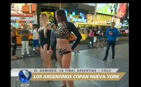 Los argentinos copan Nueva York por la final ante Chile
