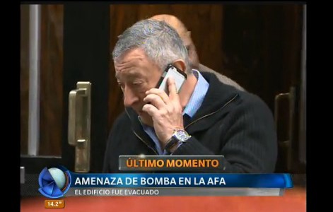 Desalojaron el edificio de la AFA por una amenaza de bomba
