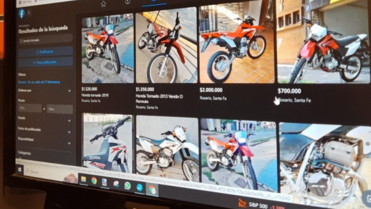 Pactó la compra de una moto por una red social y le robaron $ 2,5 millones