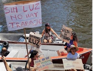 Isleños del Delta de Tigre movilizarán al ENRE por cortes y problemas con el suministro eléctrico