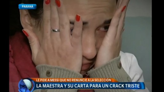 La maestra y su carta para un crack triste