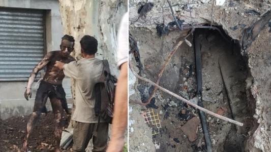 Quiso robar cables de alta tensión y terminó con el 90% del cuerpo quemado