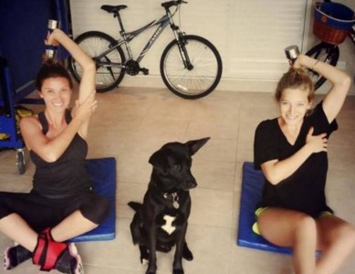 Polémica: Luisana Lopilato entrena con 7 meses de embarazo