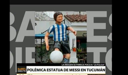 La nueva estatua de Messi que hizo estallar las redes sociales
