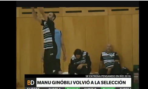 Ginóbili volvió a la Selección