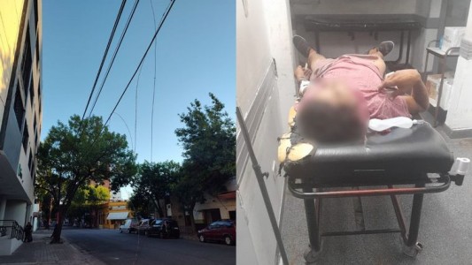 Otro joven herido por robo de cables en Rosario: está internado con fracturas
