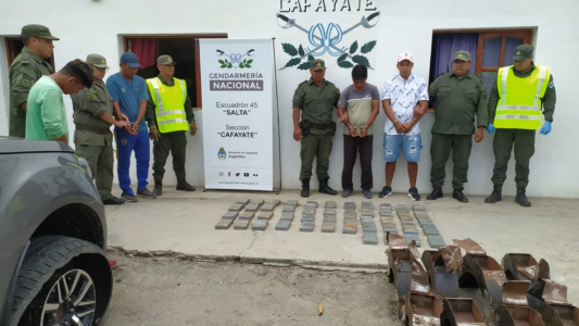 "La suciedad de la nieve": secuestraron 70 kilos de cocaína en Salta y Jujuy