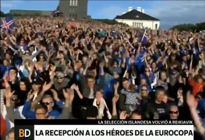 La increíble recepción a los héroes de la Eurocopa