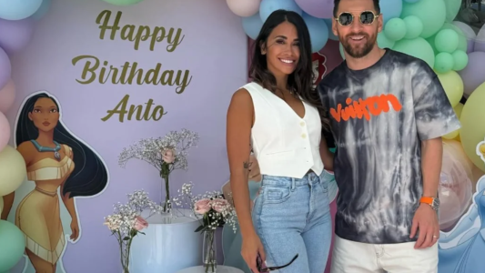 El cumpleaños de princesa de Antonela Roccuzzo