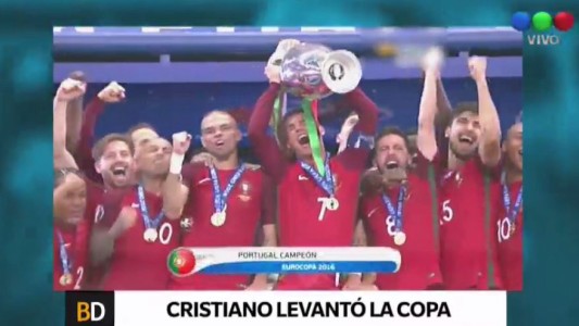 Portugal sorprendió y le arrebató a Francia la Eurocopa