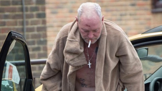 El deteriorado estado de una ex estrella del fútbol