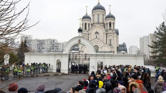 Tensión en Moscú: la Policía salió a las calles antes del entierro de Alexei Navalny