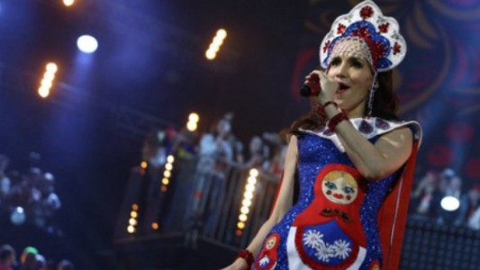 Natalia Oreiro conquistó dio un show en Rusia para 25 mil personas