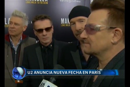U2 anunció nueva fecha en Paris