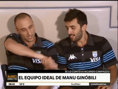 El equipo ideal de Manu Ginobili