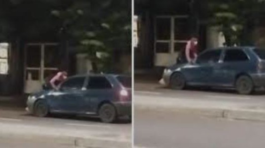 Una joven fue detenida por subirse al capot del auto de su ex pareja y amenazarlo: “Bajá porque te mato”