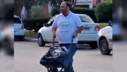 $840.000: comerciante fue a pagar la luz con una carretilla cargada de plata