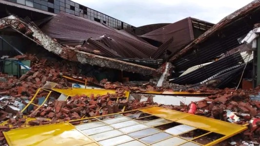 Destrozos en 9 de Julio: 40 minutos de granizo y ráfagas de 100 kilómetros