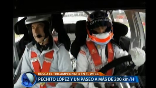 Pechito López y un paseo a más de 200 km por hora