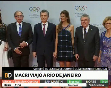 Macri en Río de Janeiro