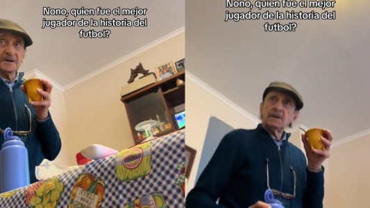Un abuelo explicó la diferencia entre Maradona y Messi y se volvió viral