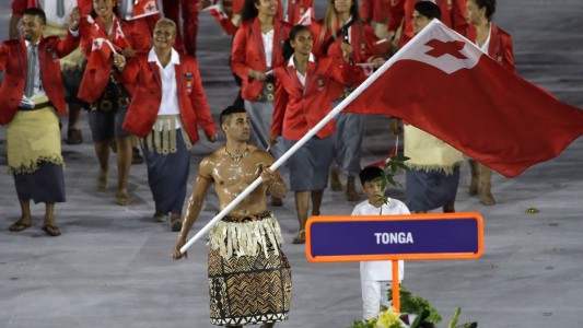 El abanderado de Tonga que enloqueció a las redes sociales