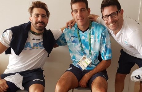 Del Potro estuvo 40 minutos encerrado en un ascensor y lo rescataron los Gladiadores