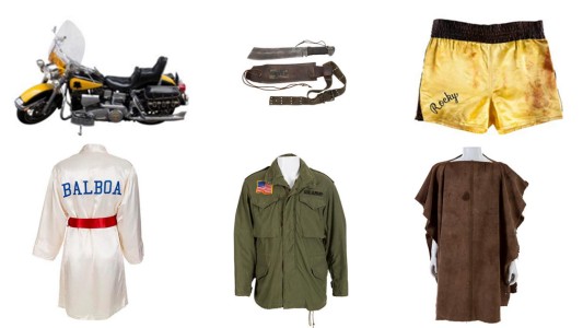 Stallone subastará 1400 objetos de las películas Rocky y Rambo