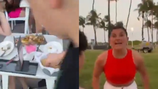 Un streamer metió la mano en un plato de comida ajeno y fue increpado en plena transmisión