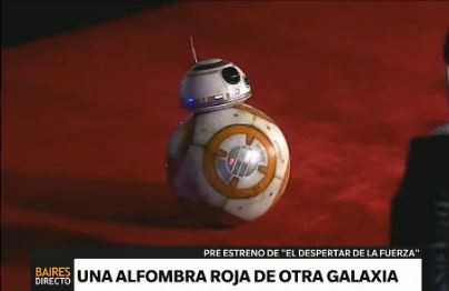 Star Wars: una alfombra roja de otra galaxia
