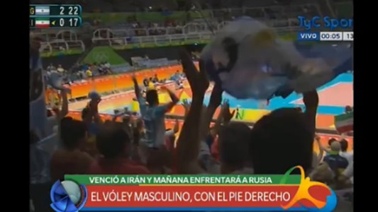 Río 2016: el vóley masculino, con el pie derecho