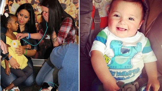 Video: una madre escucha los latidos del corazón trasplantado de su bebé en el cuerpo de otra niña