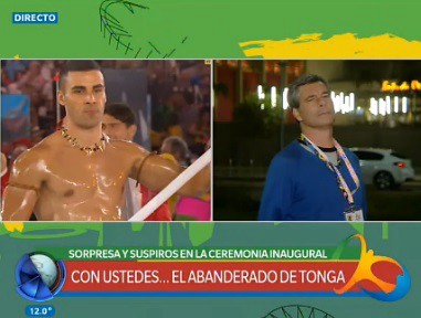 Atención chicas: presentamos al abanderado de Tonga