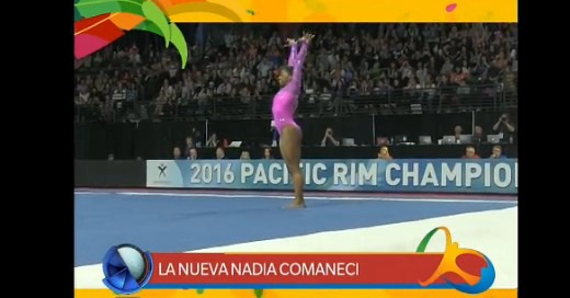 Río 2016: la gimnasta a la que comparan con Nadia Comaneci