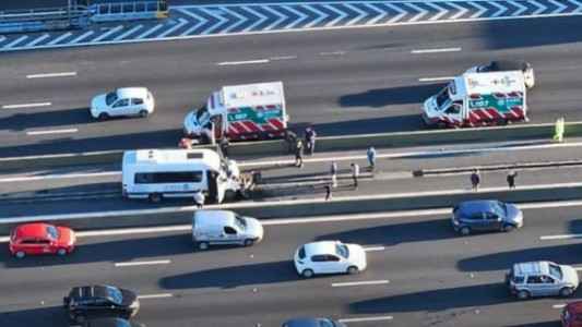 Video: choque y corte en el Metrobús de la Autopista 25 de Mayo