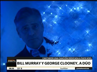 Bill Murray, George Clooney en un especial navideño de Netflix