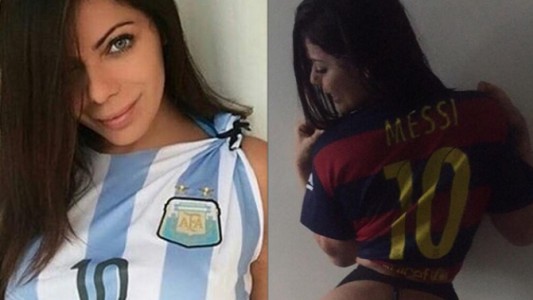 Messi volvió a la Selección y Miss Bum Bum le regaló una foto muy hot