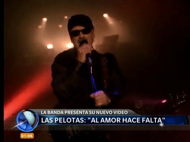 El nuevo video de Las Pelotas "El amor hace falta"