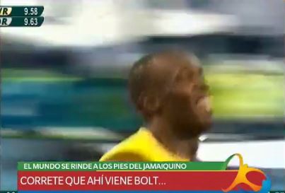 Correte que ahí viene Bolt...