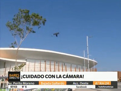 Río 2016: una cámara aérea cayó sobre el público e hirió a siete personas
