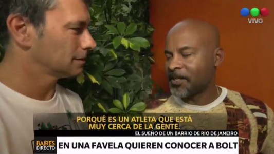 En una favela de Río quieren conocer a Bolt