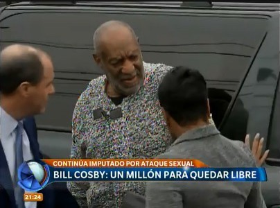 Bill Cosby pagó una fianza de 1 millón de dólares para seguir en libertad