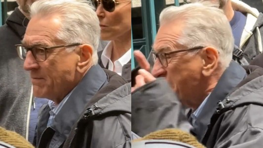 Robert De Niro confrontó a manifestantes pro-palestinos: "Si van a hablar tonterías, entonces deben irse"