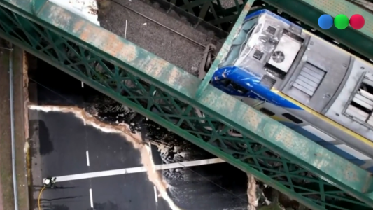 Choque de trenes en Palermo: el derrame de combustible