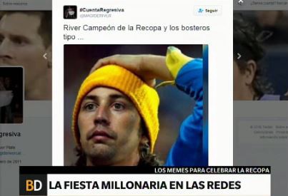 La fiesta millonaria en las redes sociales