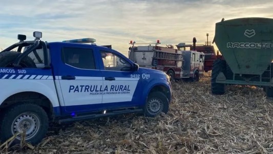 Córdoba: un hombre murió al quedar atrapado en una máquina cosechadora