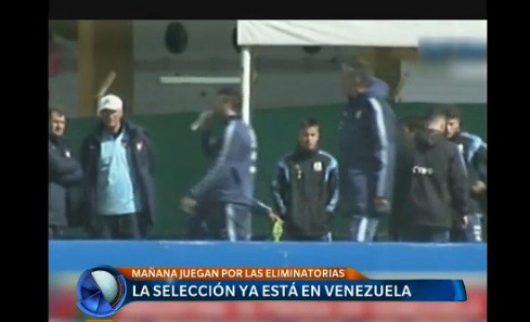 Eliminatorias: la Selección ya está en Venezuela