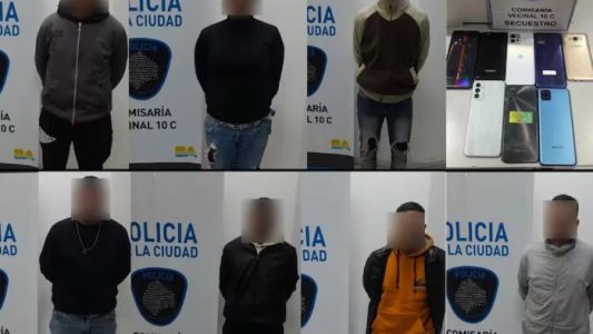 Cazadores de celulares: detuvieron a siete delincuentes por robos pirañas en colectivos