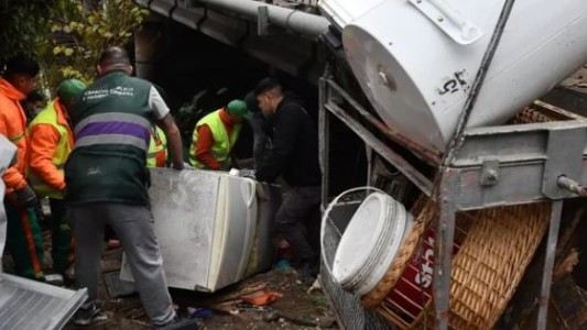 Personal del Gobierno porteño desmontó una ranchada en Villa Soldati